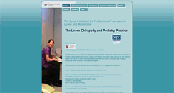 Desktop Screenshot of loosepodiatry.com