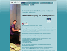 Tablet Screenshot of loosepodiatry.com